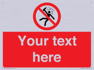 Custom prohibition Not for people in the state of intoxication